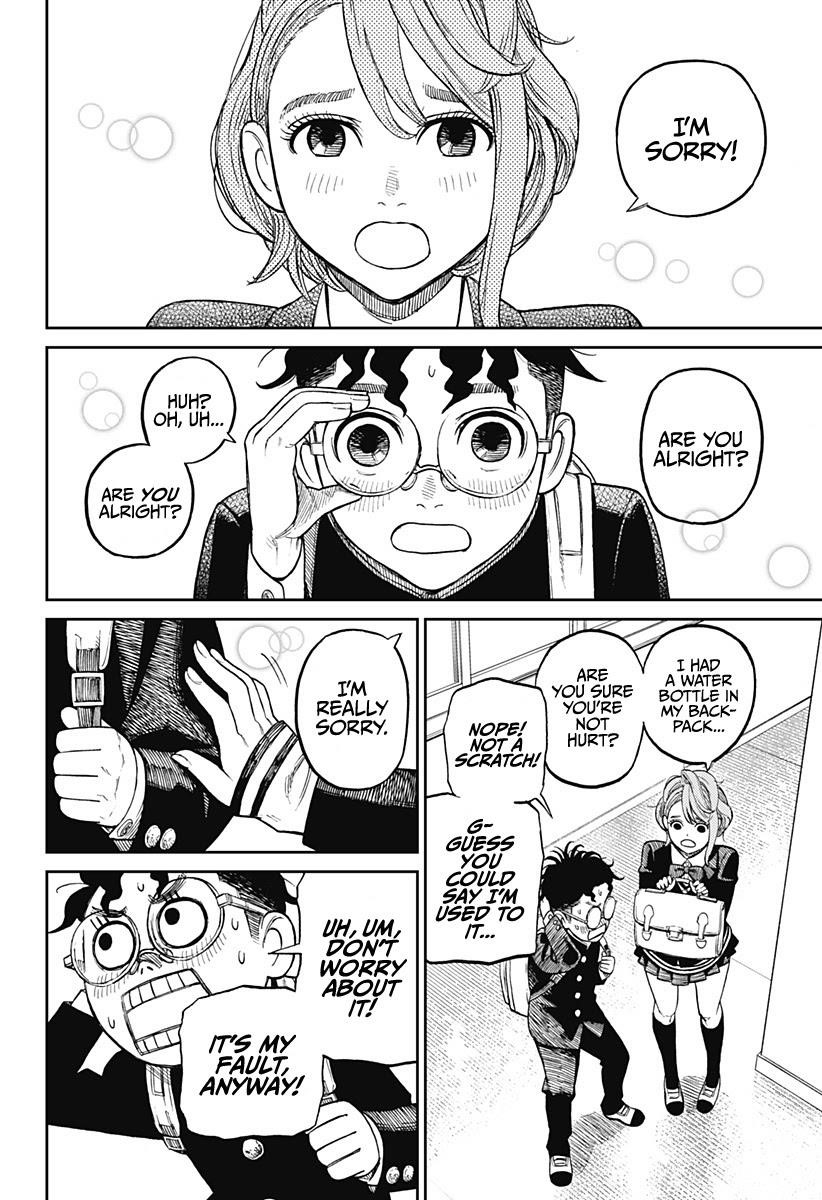 Dandadan Manga Chapter 10 page 8 - Like, Where Are Your Balls?!