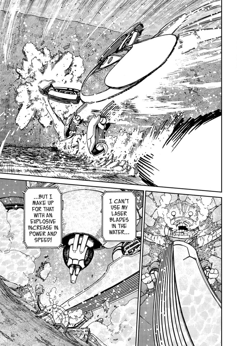 Dandadan Manga Chapter 109 page 11 - Mantis Shrimp's Calculation