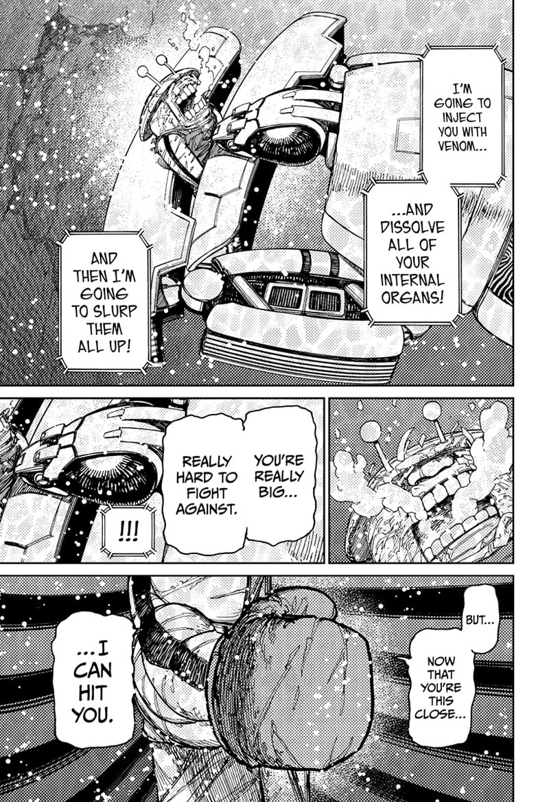 Dandadan Manga Chapter 109 page 13 - Mantis Shrimp's Calculation