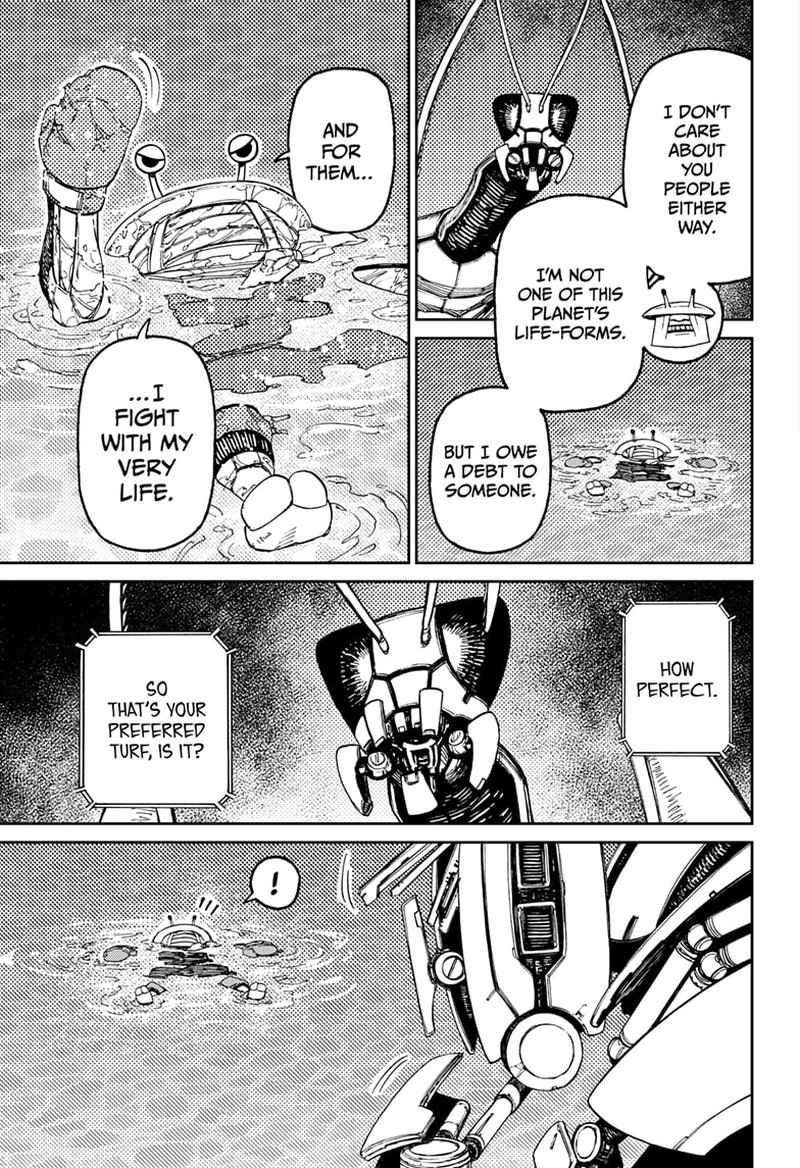 Dandadan Manga Chapter 109 page 7 - Mantis Shrimp's Calculation