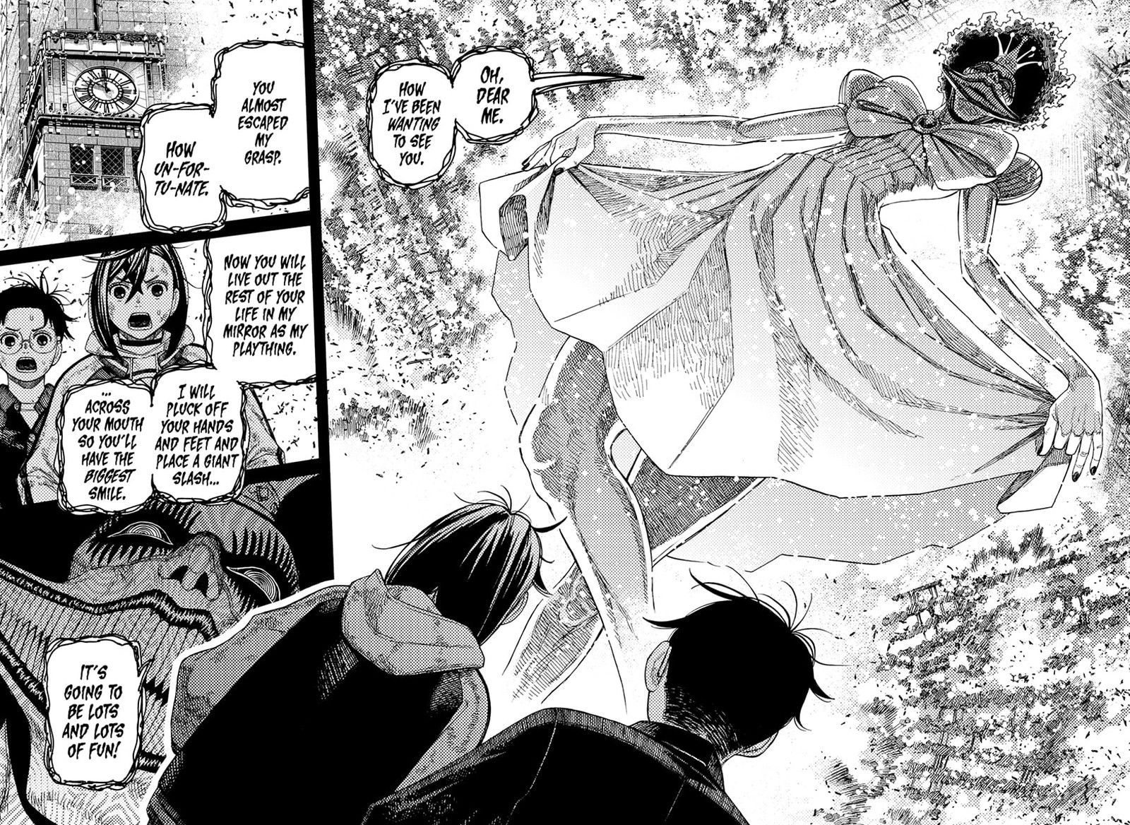 Dandadan Manga Chapter 117 page 10 - Out of the Frying Pan