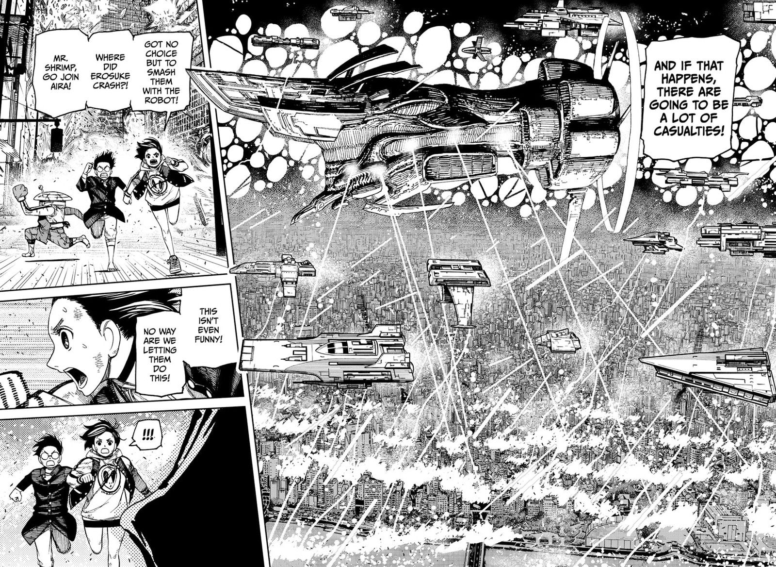 Dandadan Manga Chapter 117 page 9 - Out of the Frying Pan