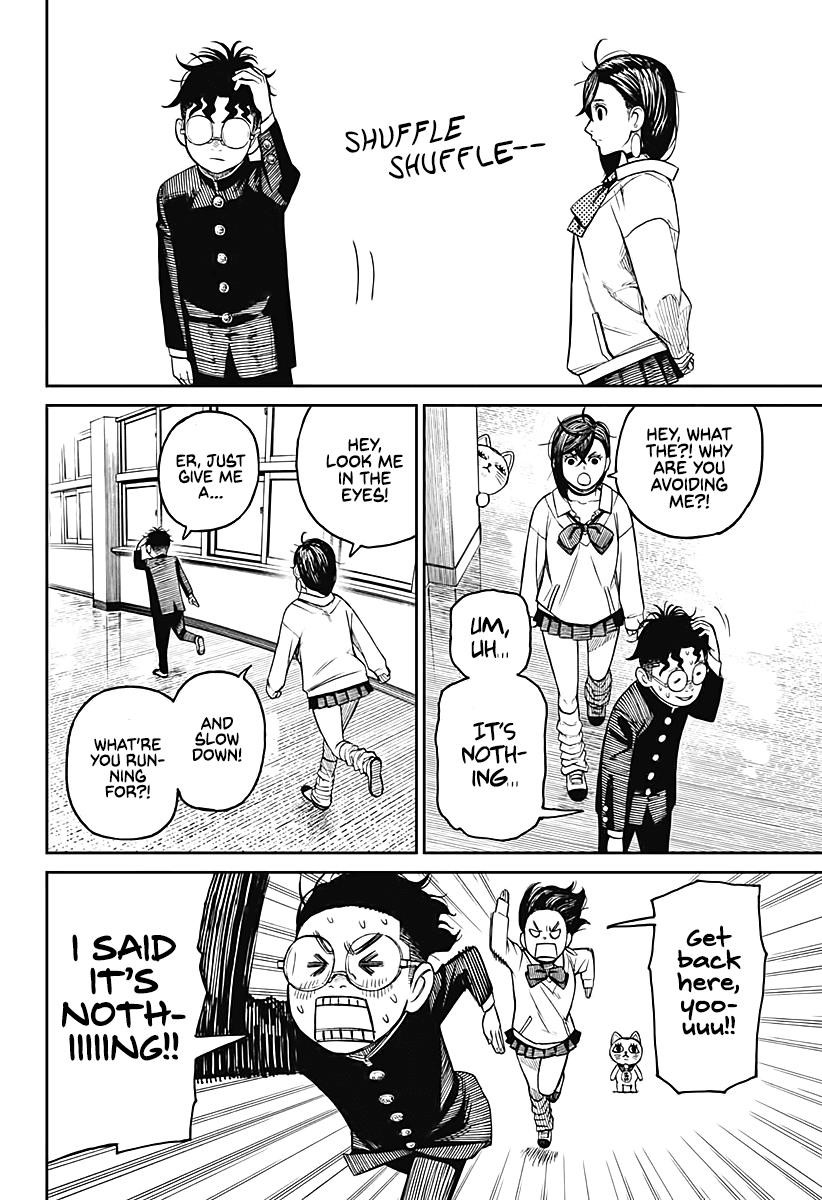 Dandadan Manga Chapter 12 page 12 - Seems He Finally Realized She's Cute