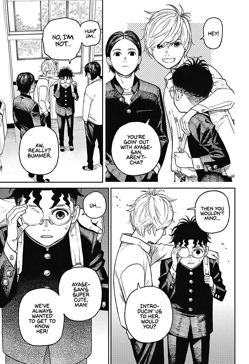 Dandadan Manga Chapter 12 page 5 - Seems He Finally Realized She's Cute