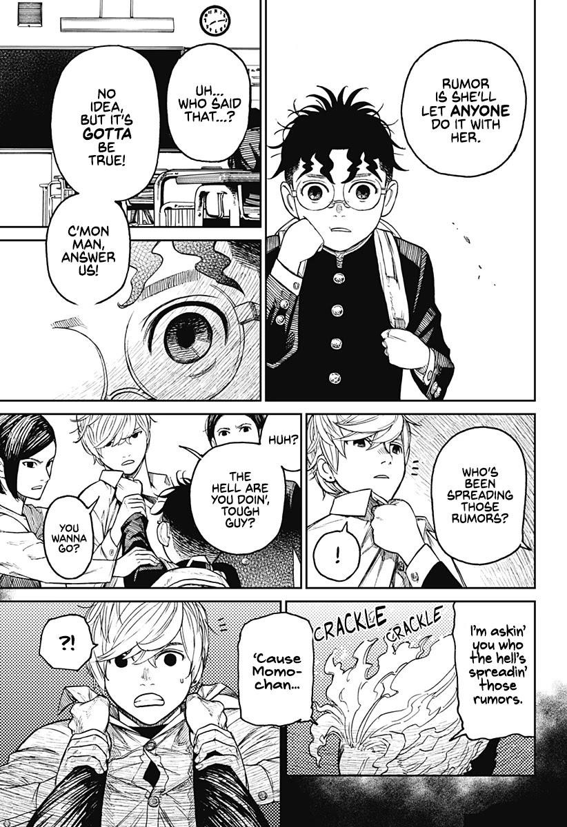 Dandadan Manga Chapter 12 page 7 - Seems He Finally Realized She's Cute