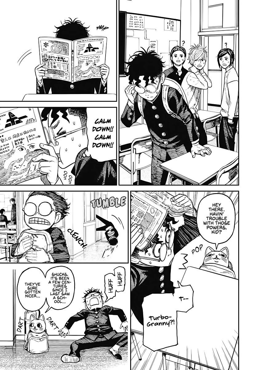 Dandadan Manga Chapter 12 page 9 - Seems He Finally Realized She's Cute