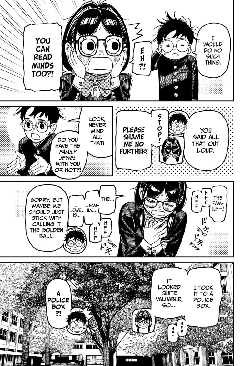 Dandadan Manga Chapter 123 page 5 - The Class Rep's Secret