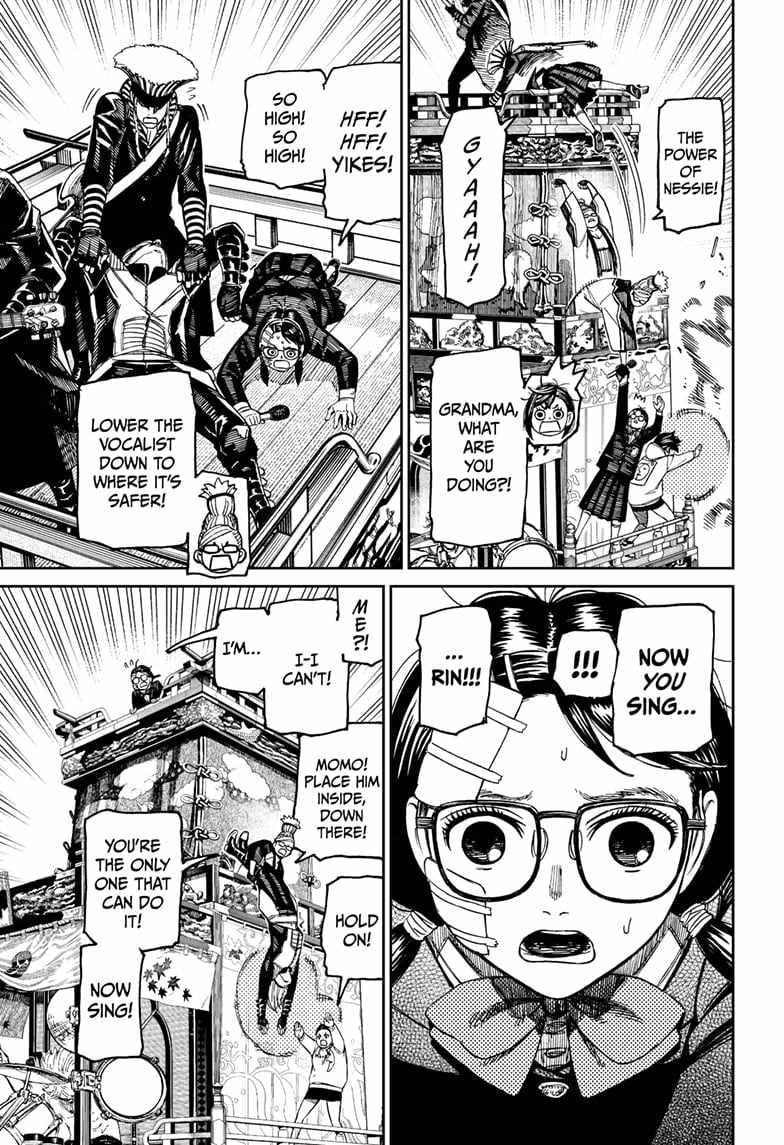 Dandadan Manga Chapter 126 page 15 - It's a Parade Float. It's a Festival. It's Ninomiya