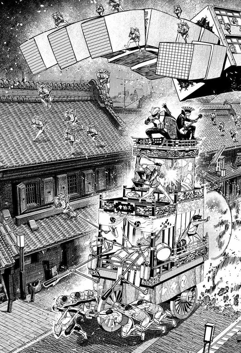 Dandadan Manga Chapter 126 page 7 - It's a Parade Float. It's a Festival. It's Ninomiya