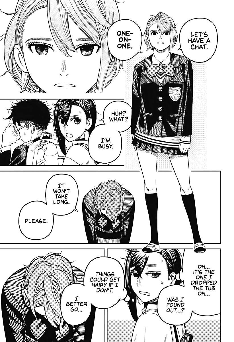 Dandadan Manga Chapter 13 page 14 - A Dangerous Woman Arrives