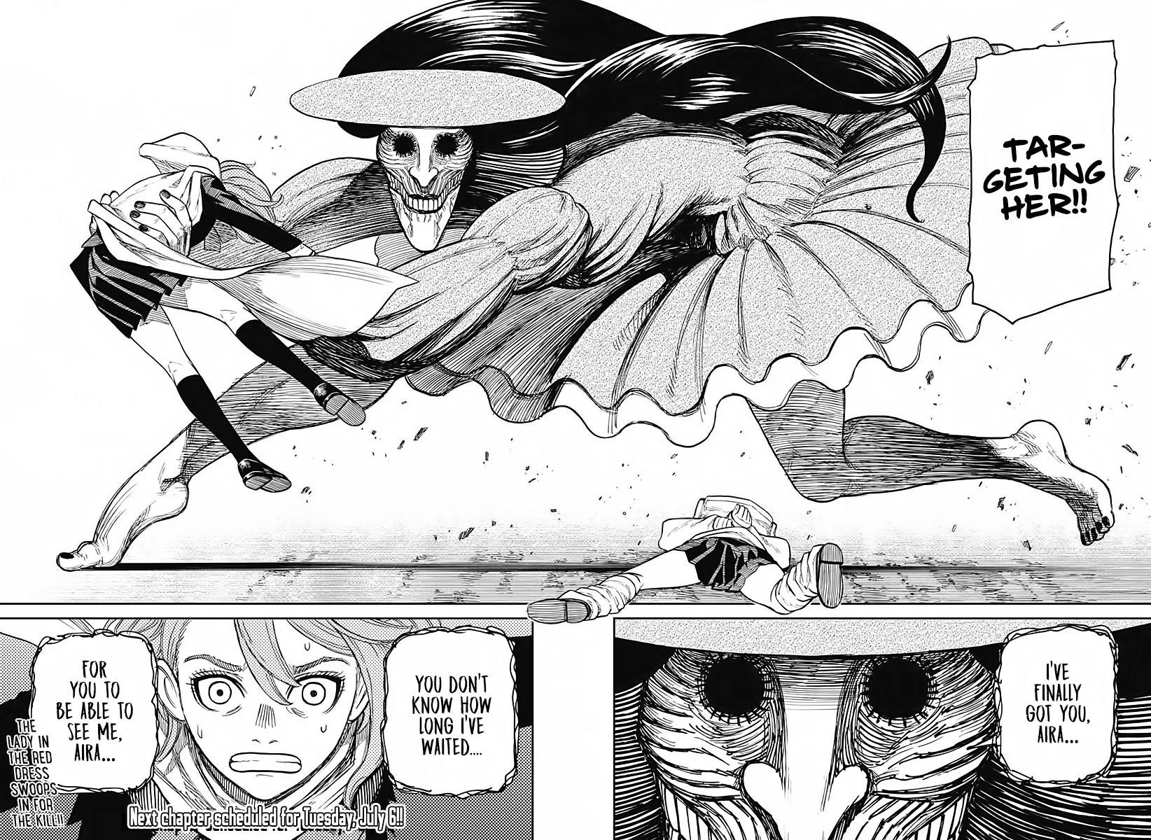 Dandadan Manga Chapter 13 page 21 - A Dangerous Woman Arrives