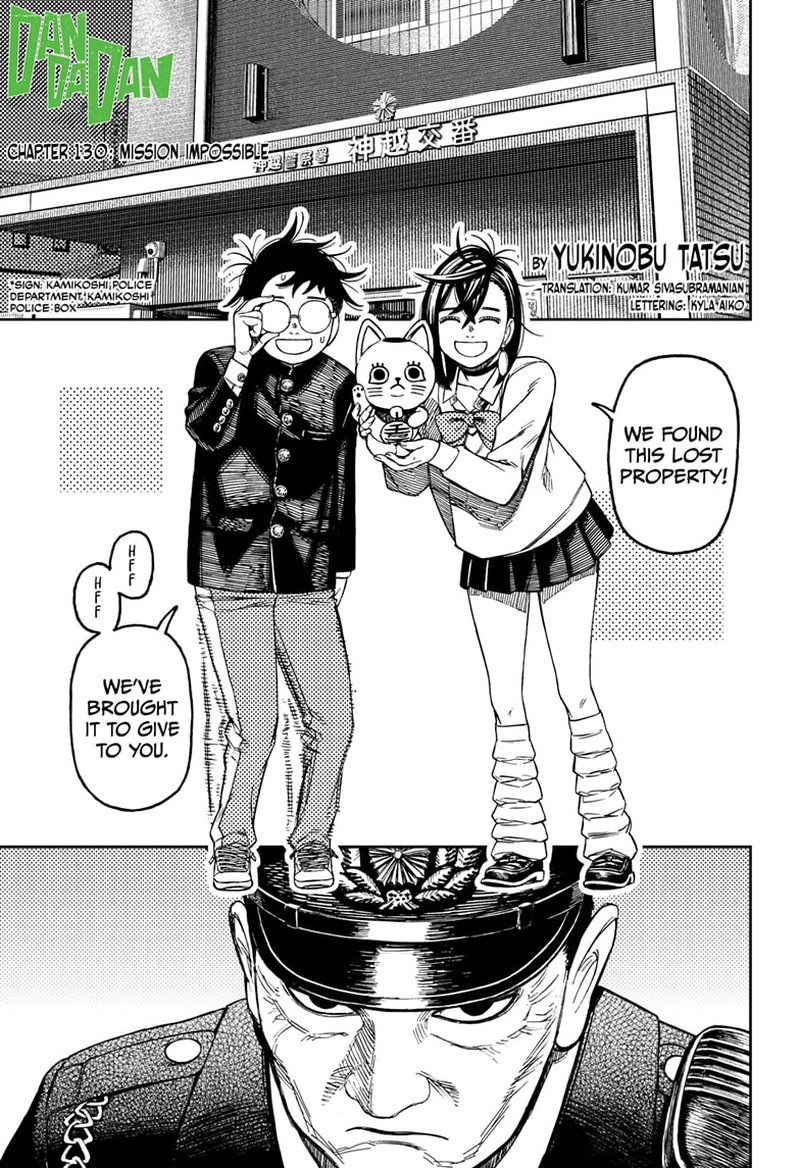 Dandadan Manga Chapter 130 page 1 - Mission Impossible
