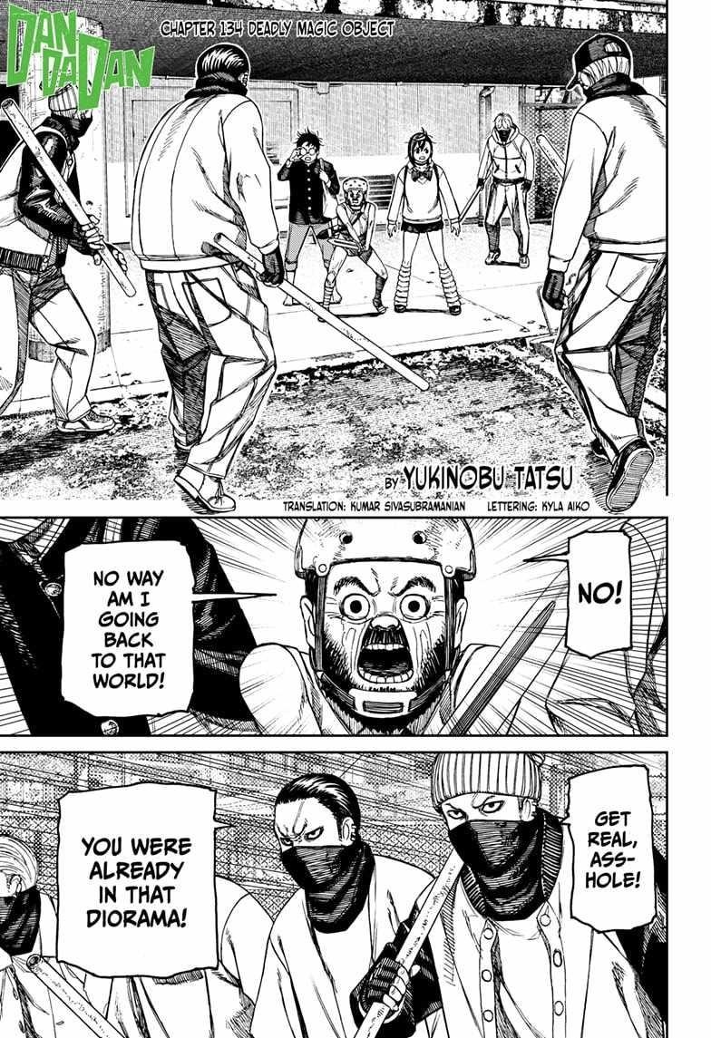 Dandadan Manga Chapter 134 page 1 - Deadly Magic Object