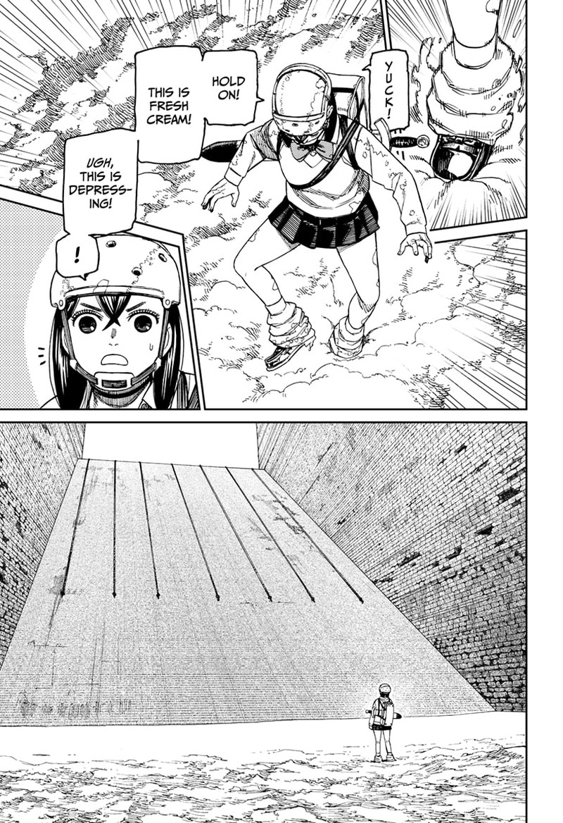 Dandadan Manga Chapter 135 page 13 - She Went and Entered It