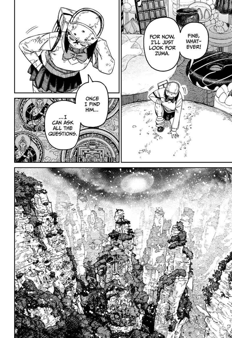 Dandadan Manga Chapter 135 page 8 - She Went and Entered It