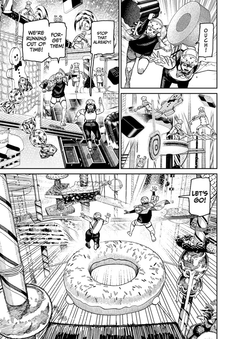 Dandadan Manga Chapter 139 page 3 - Let 'Em Eat Cake