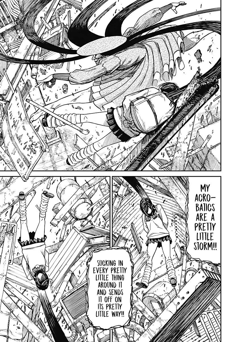 Dandadan Manga Chapter 14 page 14 - "Acrobatic Silky" Pretty Is Kinda Long