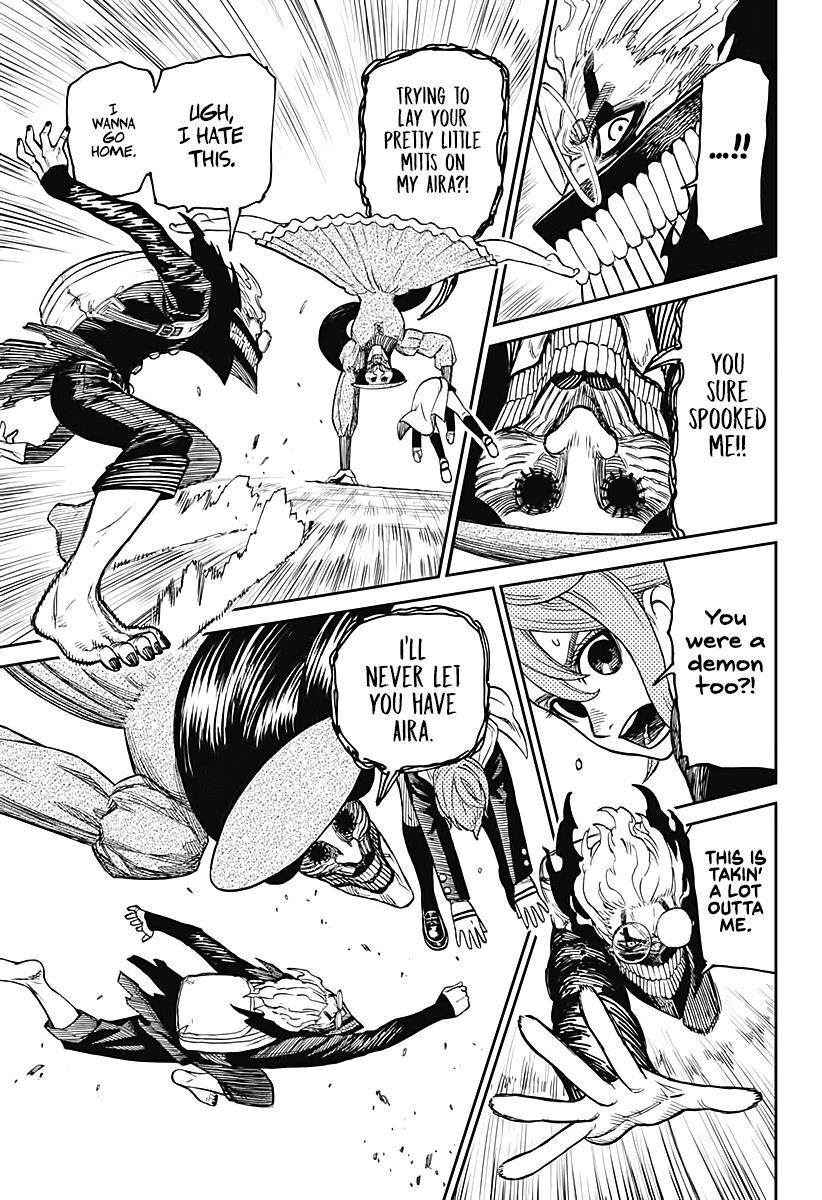 Dandadan Manga Chapter 14 page 4 - "Acrobatic Silky" Pretty Is Kinda Long