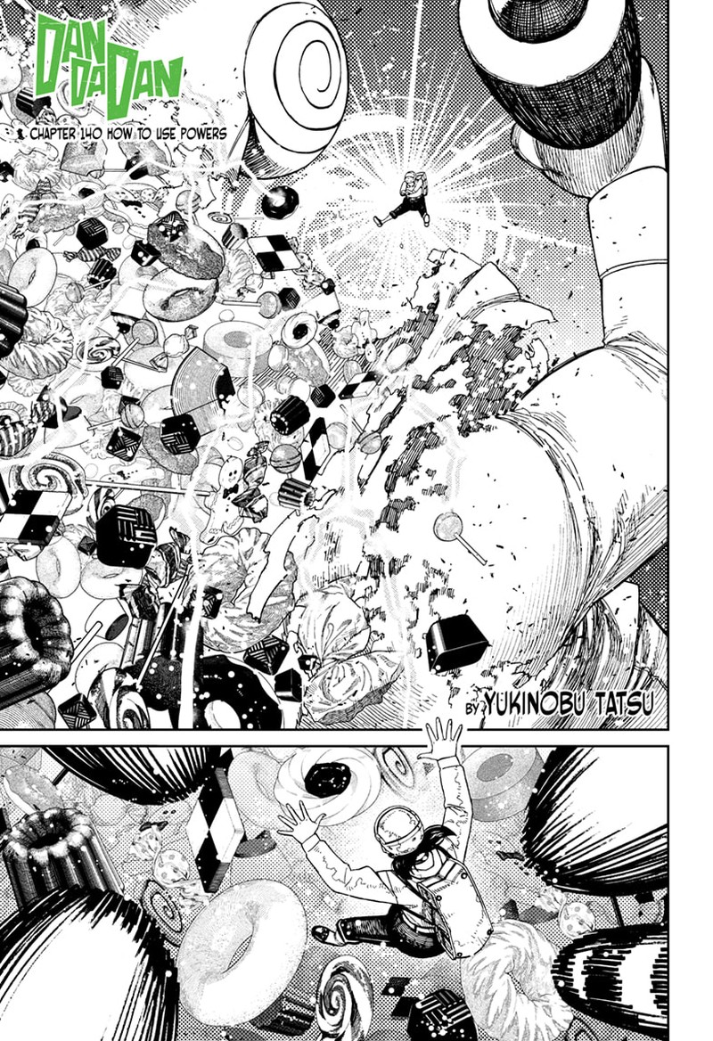 Dandadan Manga Chapter 140 page 1 - How to Use Powers
