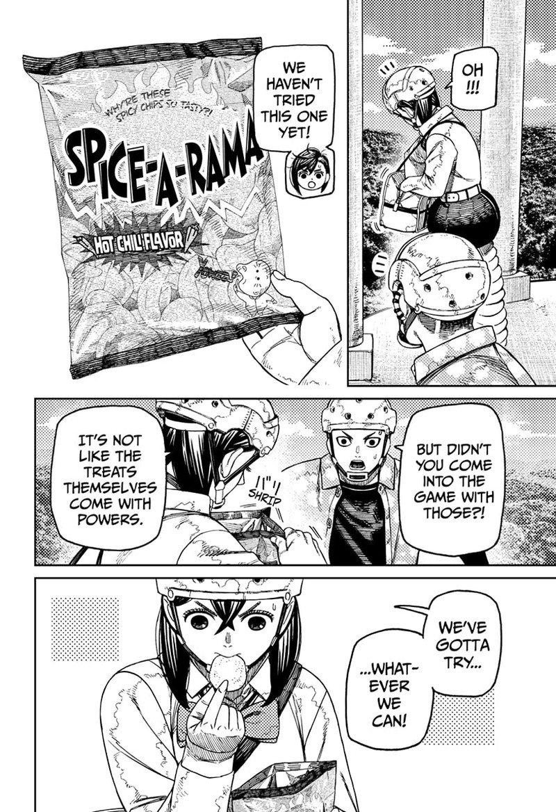 Dandadan Manga Chapter 141 page 11 - Eatin' Too Many Treats