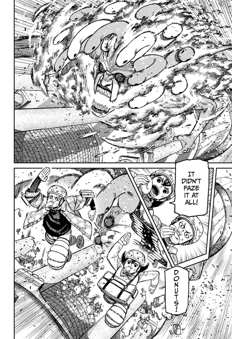 Dandadan Manga Chapter 141 page 13 - Eatin' Too Many Treats