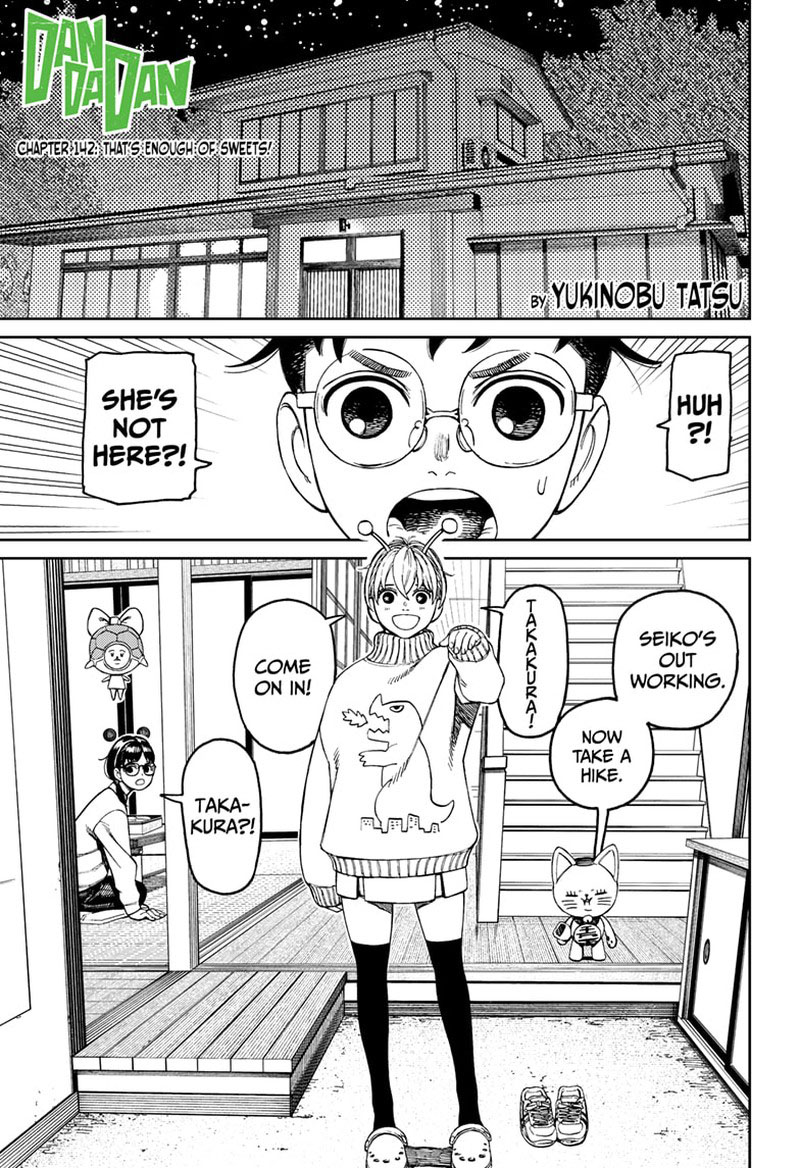 Dandadan Manga Chapter 142 page 1 - That's Enough Of Sweets!