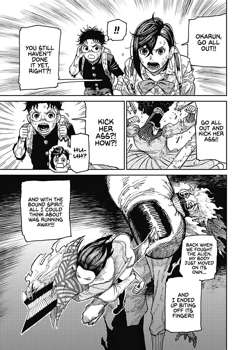 Dandadan Manga Chapter 15 page 11 - Let's Just Call Her "Acro-Silky"