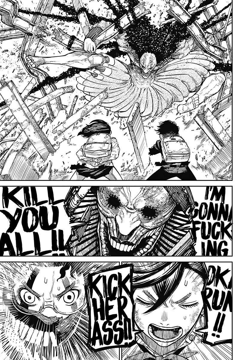 Dandadan Manga Chapter 15 page 13 - Let's Just Call Her "Acro-Silky"