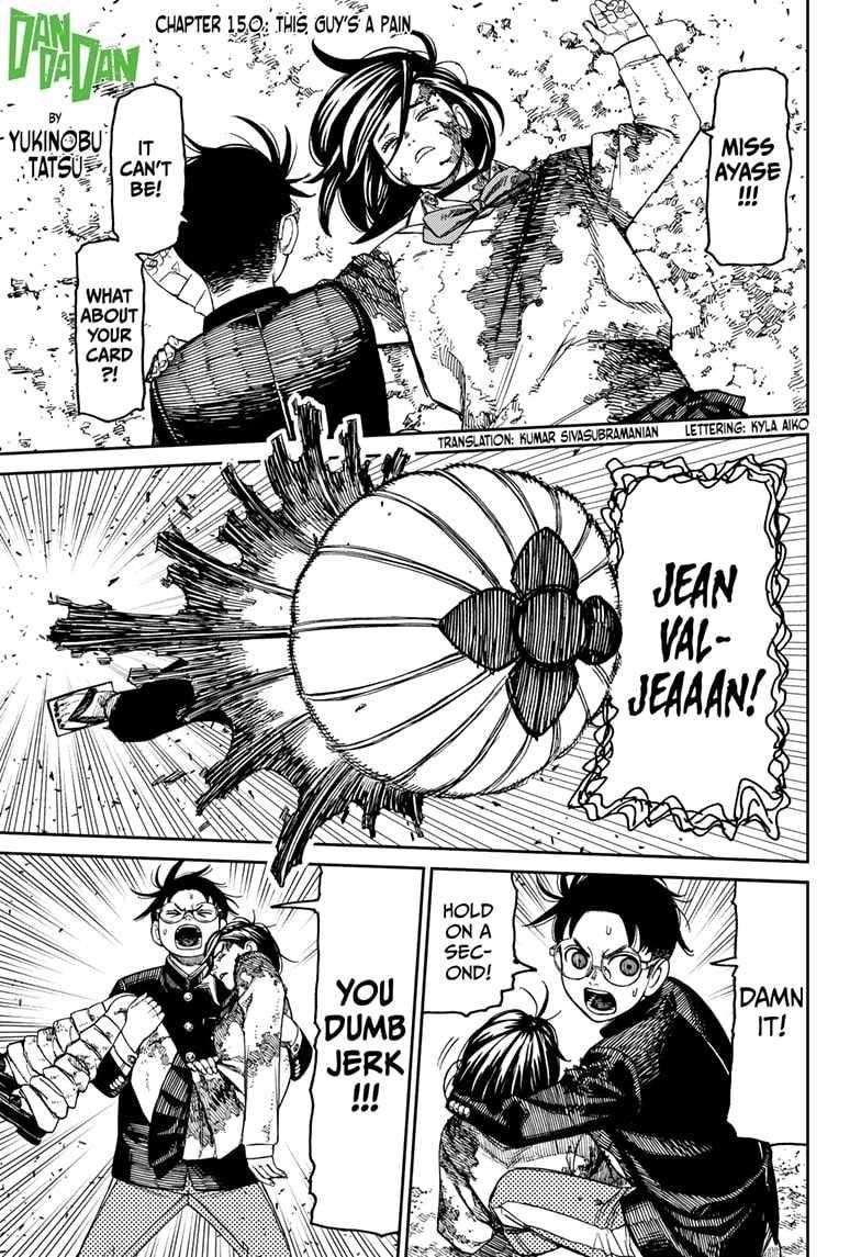Dandadan Manga Chapter 150 page 1 - This Guy's a Pain
