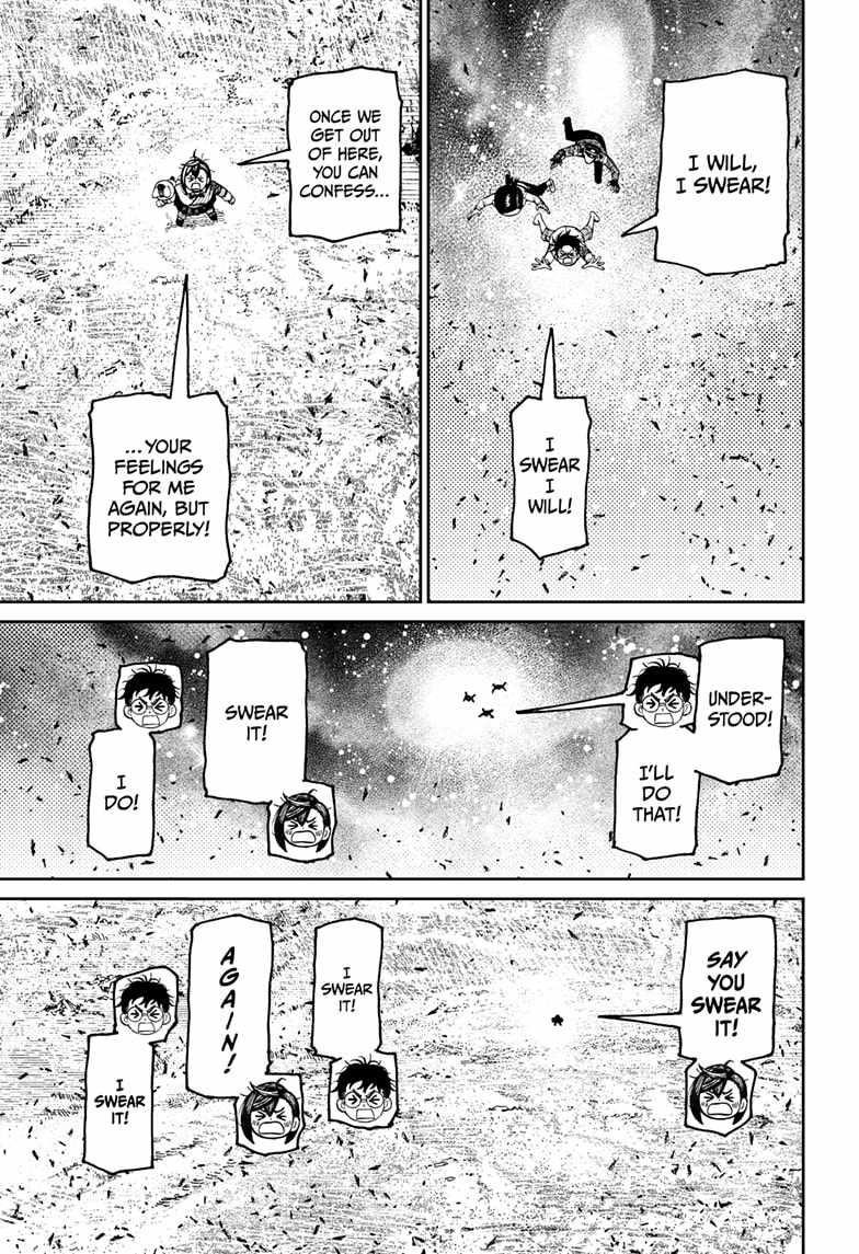 Dandadan Manga Chapter 159 page 15 - Escape from the Cursed Trunk!