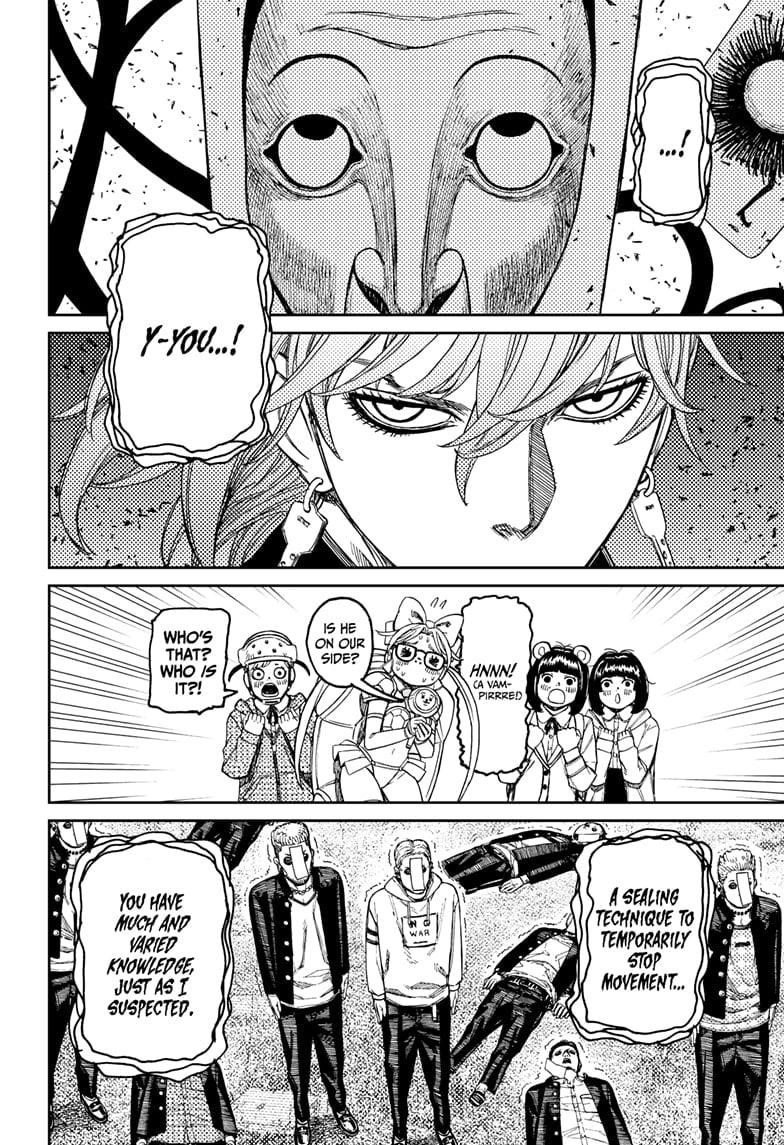 Dandadan Manga Chapter 160 page 18 - The Power of the Demonic Fairy-Tale Card