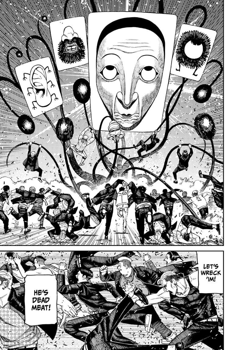 Dandadan Manga Chapter 160 page 9 - The Power of the Demonic Fairy-Tale Card