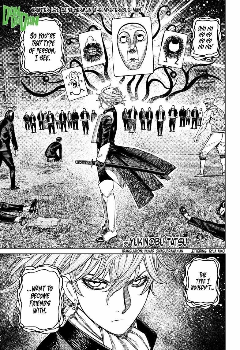 Dandadan Manga Chapter 161 page 1 - Saint-Germain, the Mysterious Man