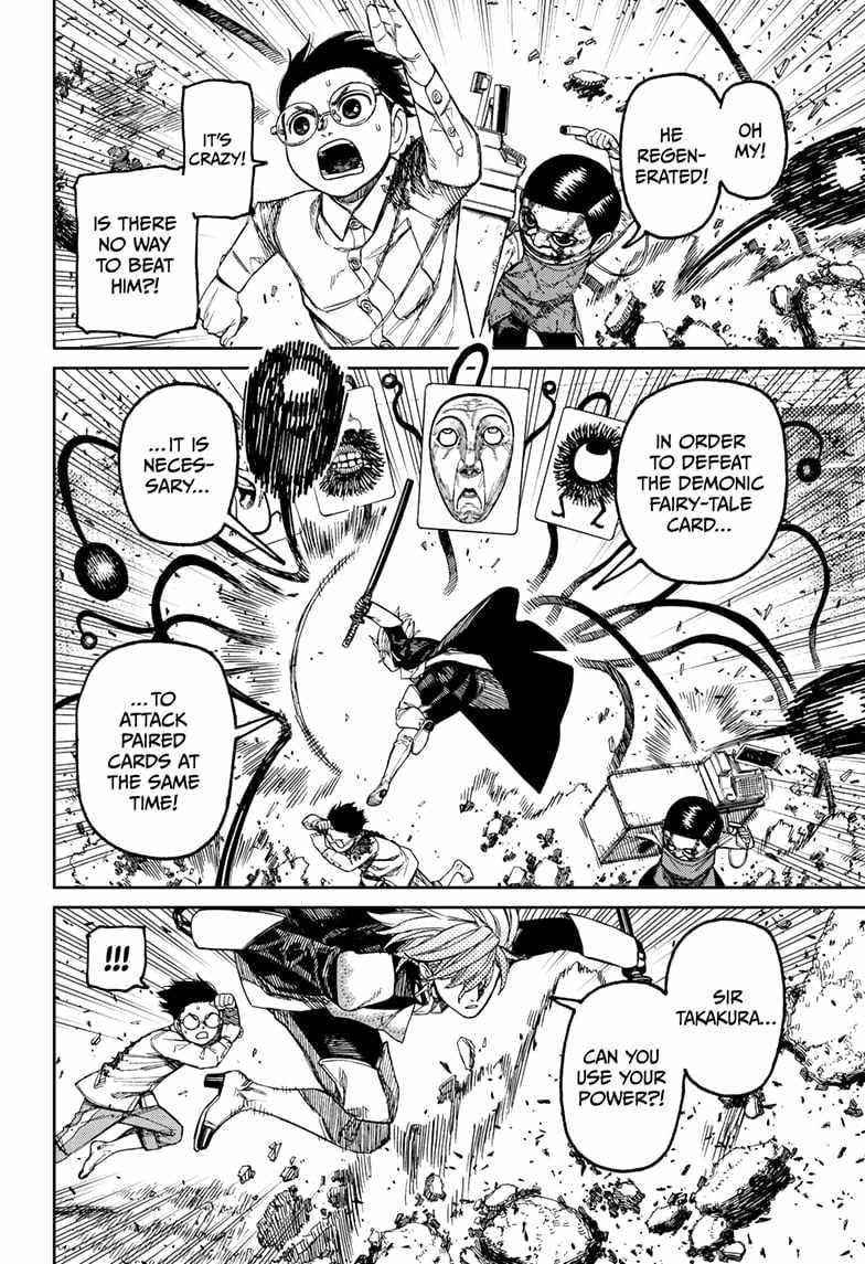 Dandadan Manga Chapter 162 page 12 - Let's Blow the Demonic Fairy-Tale Card Away!