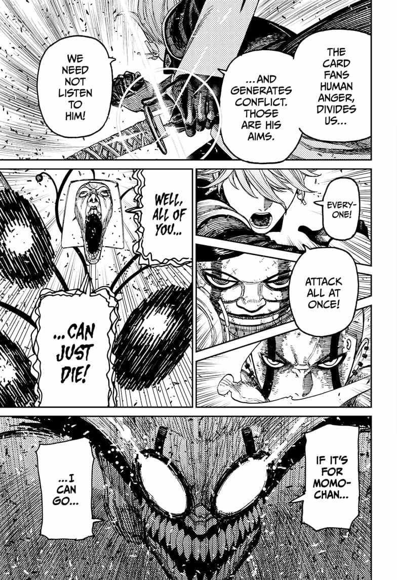 Dandadan Manga Chapter 162 page 19 - Let's Blow the Demonic Fairy-Tale Card Away!