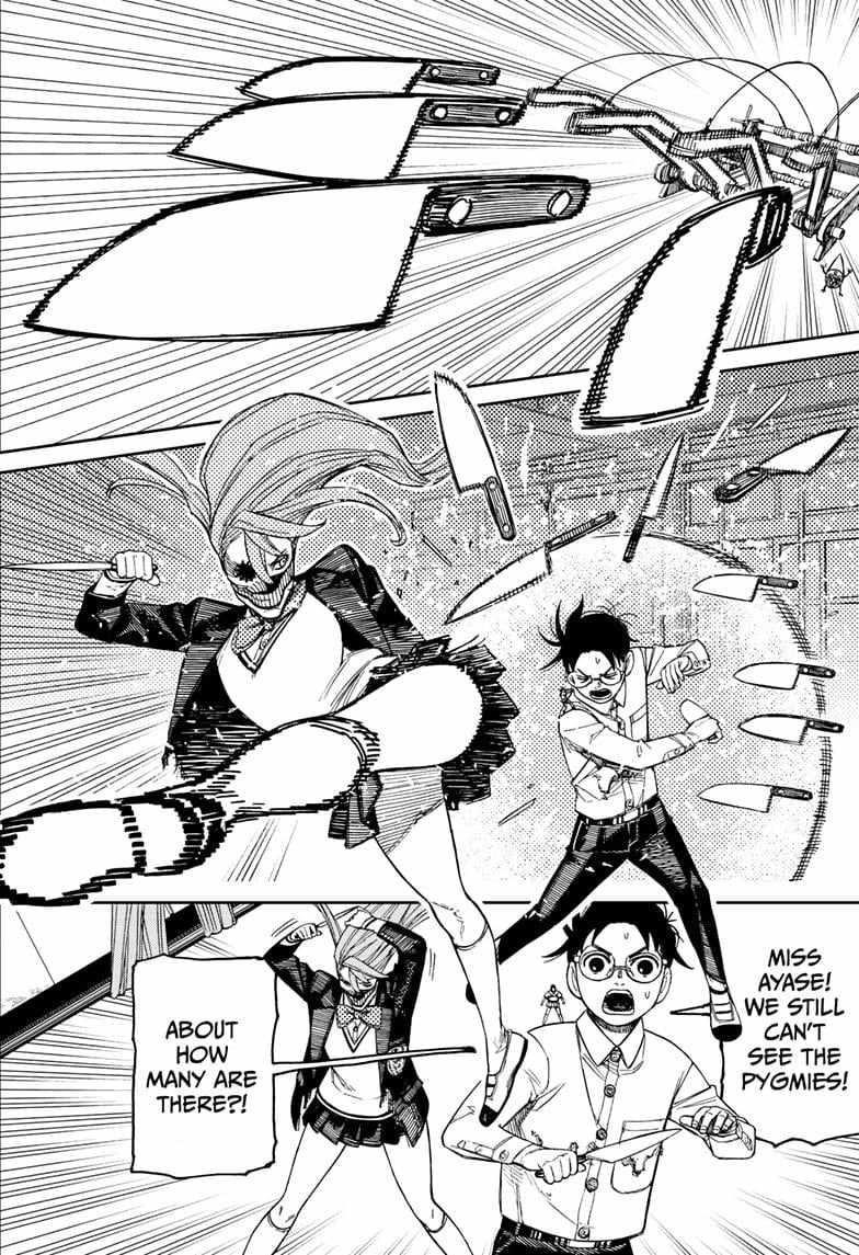 Dandadan Manga Chapter 172 page 3 - Those Pygmies Are Scary