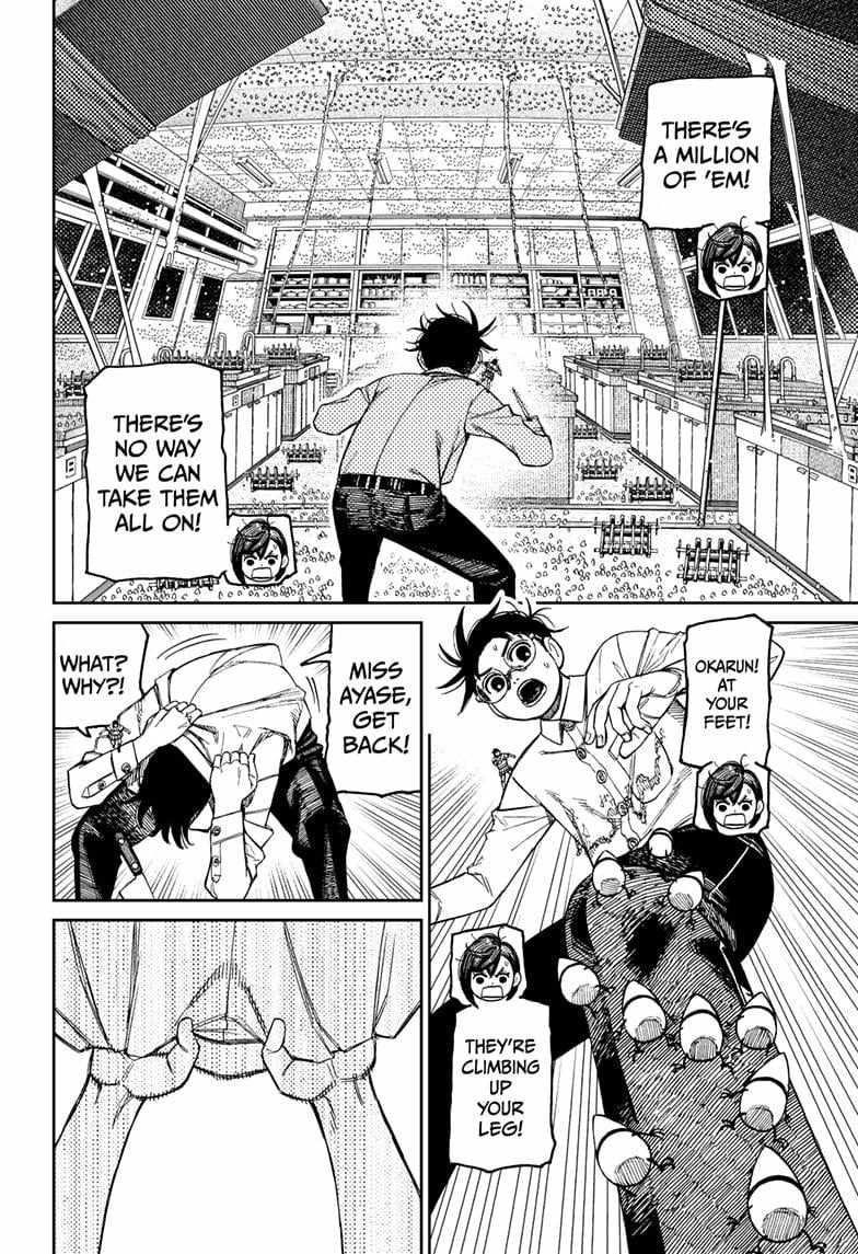 Dandadan Manga Chapter 172 page 4 - Those Pygmies Are Scary