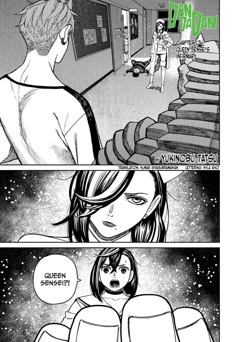 Dandadan Manga Chapter 174 page 1 - Queen Sensei's Infirmary