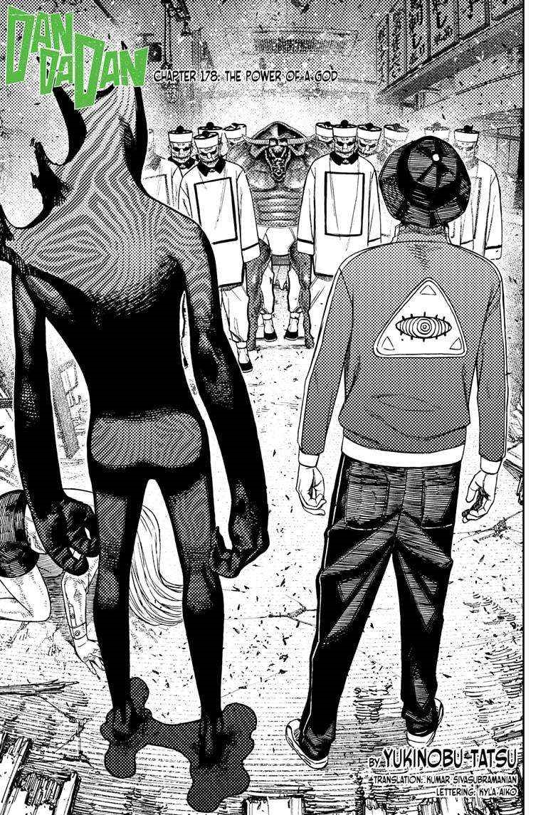 Dandadan Manga Chapter 178 page 1 - The Power of a God