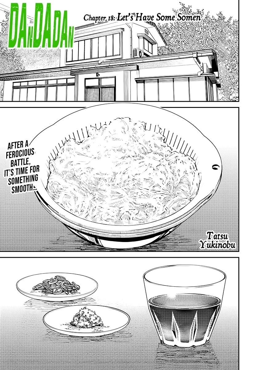Dandadan Manga Chapter 18 page 1 - Eat Some Somen Noodles or Something