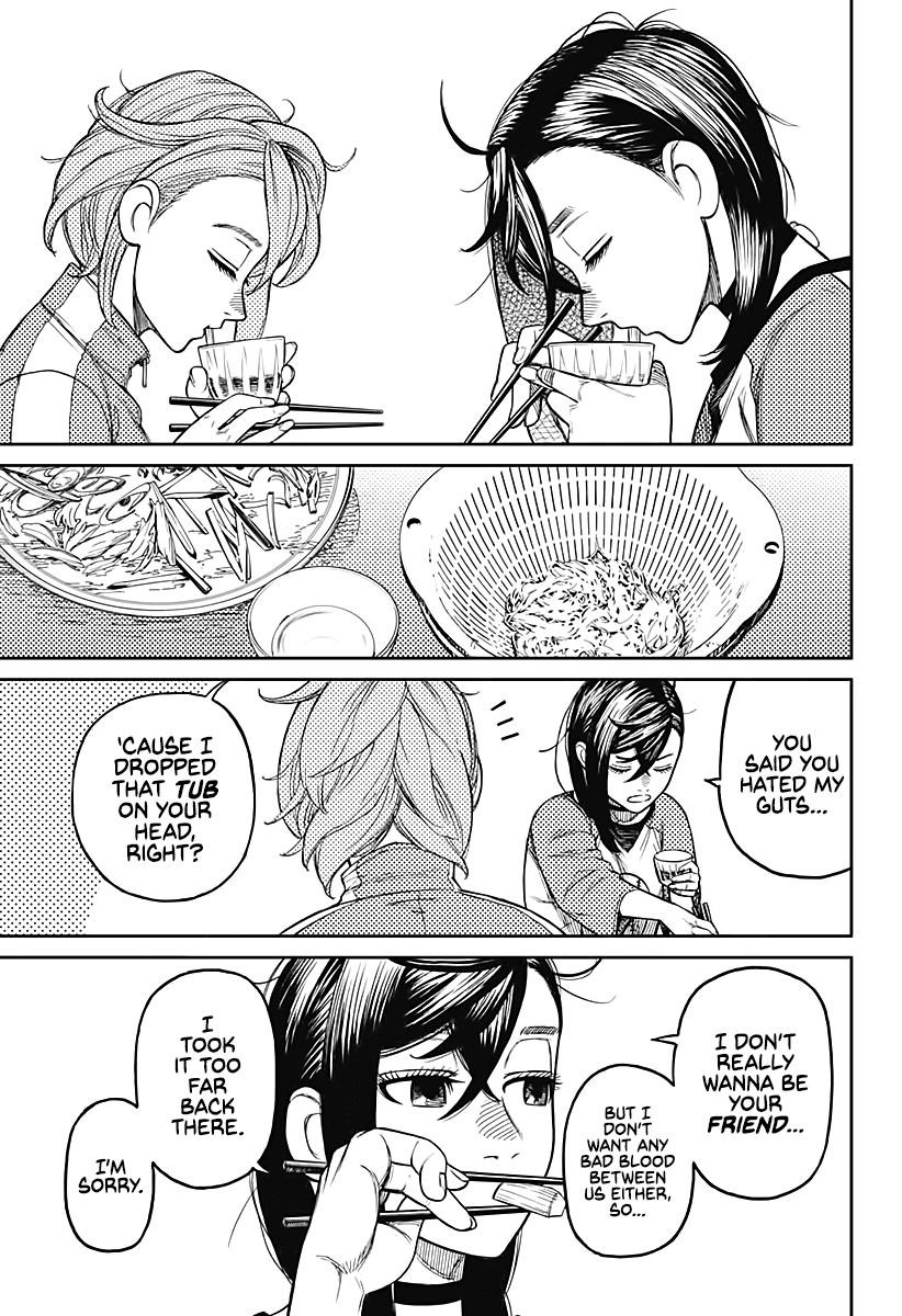 Dandadan Manga Chapter 18 page 3 - Eat Some Somen Noodles or Something