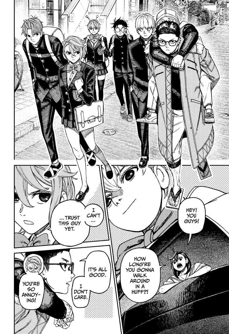 Dandadan Manga Chapter 182 page 8 - Something's Taken the Bait