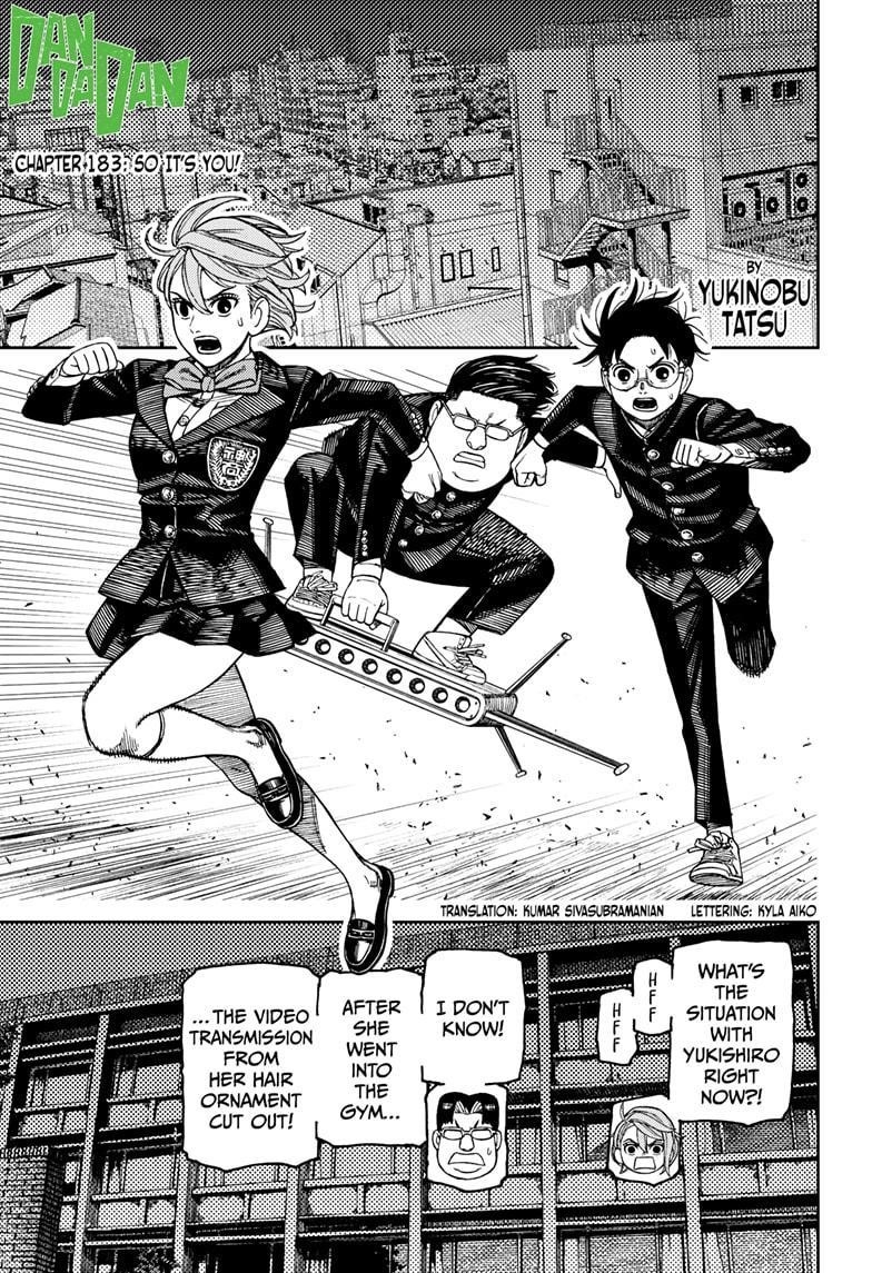 Dandadan Manga Chapter 183 page 1 - So It's You!