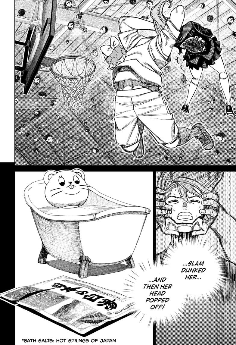 Dandadan Manga Chapter 184 page 10 - The Class Rep's Head