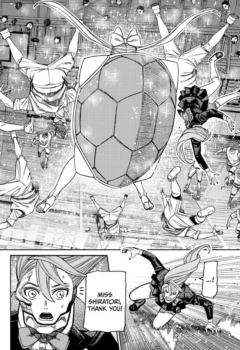 Dandadan Manga Chapter 184 page 16 - The Class Rep's Head