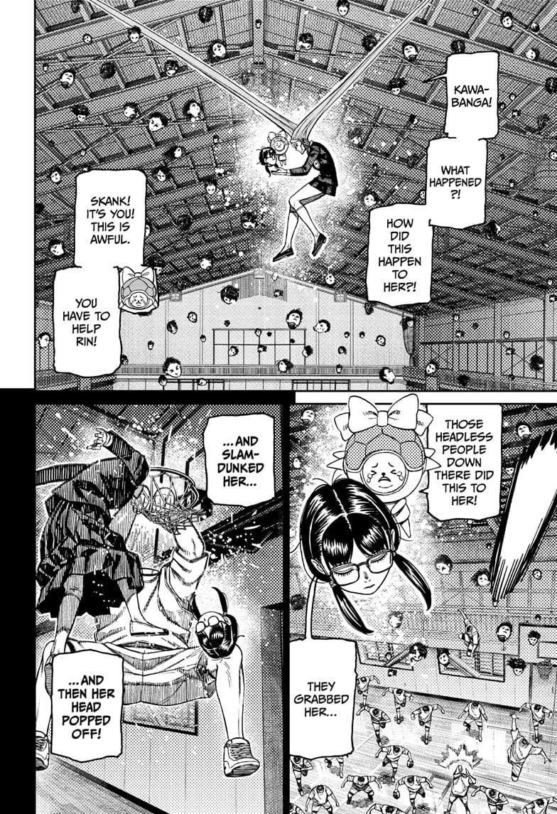 Dandadan Manga Chapter 184 page 2 - The Class Rep's Head