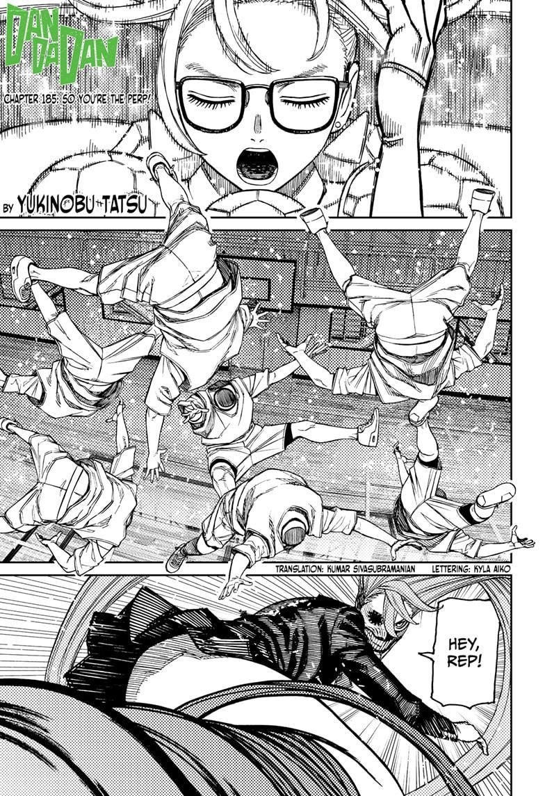 Dandadan Manga Chapter 185 page 1 - So You're the Perp!