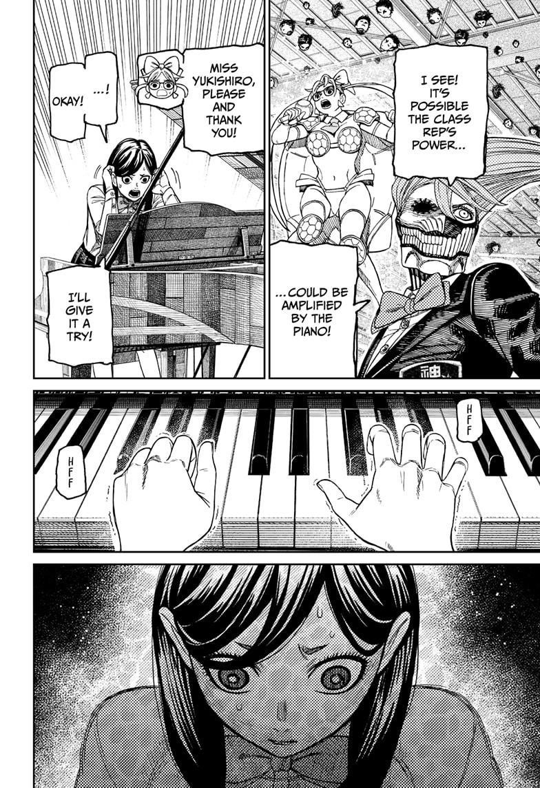 Dandadan Manga Chapter 186 page 10 - Koki Yukishiro's Power