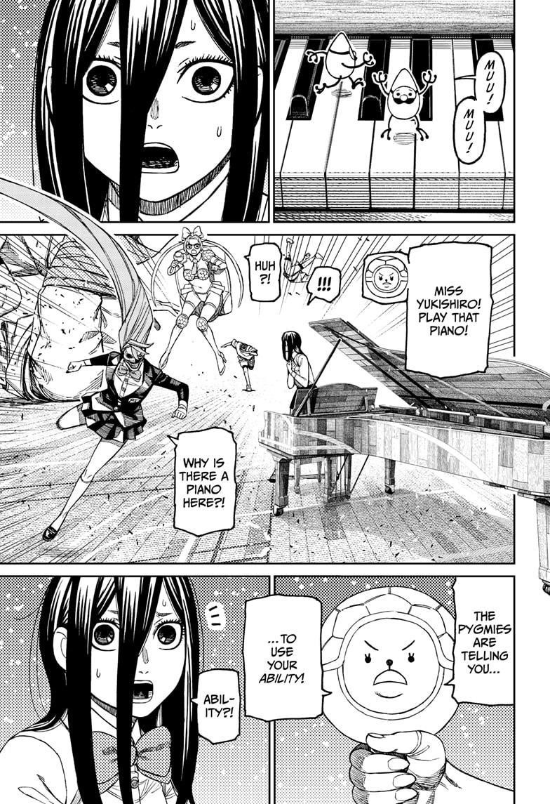 Dandadan Manga Chapter 186 page 9 - Koki Yukishiro's Power