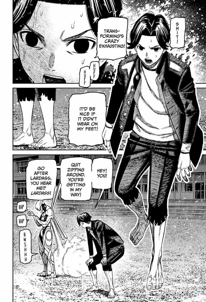 Dandadan Manga Chapter 188 page 5 - Okarun and Kinta